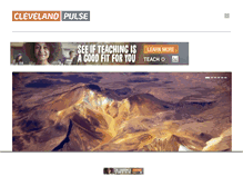 Tablet Screenshot of clevelandpulse.com